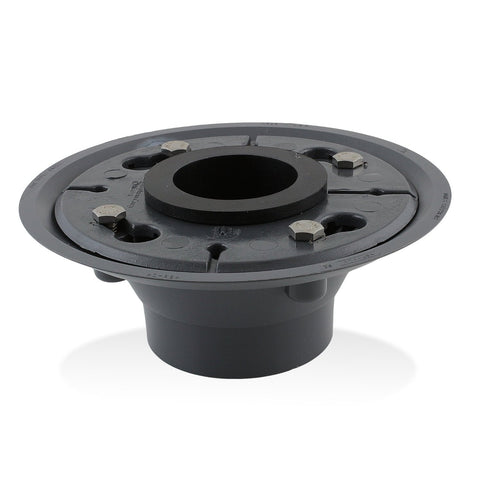 2 Inch PVC Drain Base with Rubber Gasket