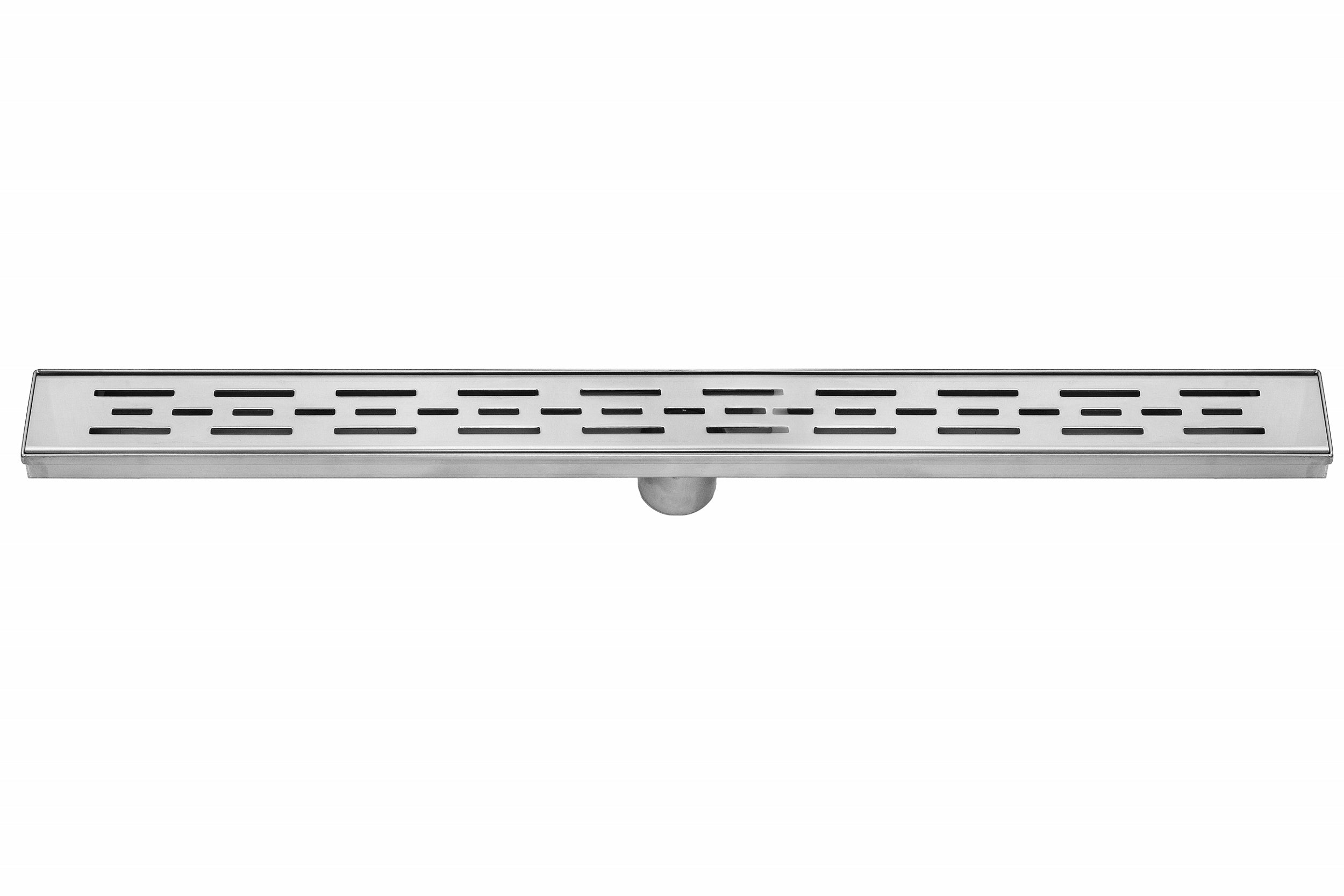 Brushed Stainless Linear Shower Drain Bars, 2.75" Wide