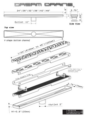Dream Drains Specifications